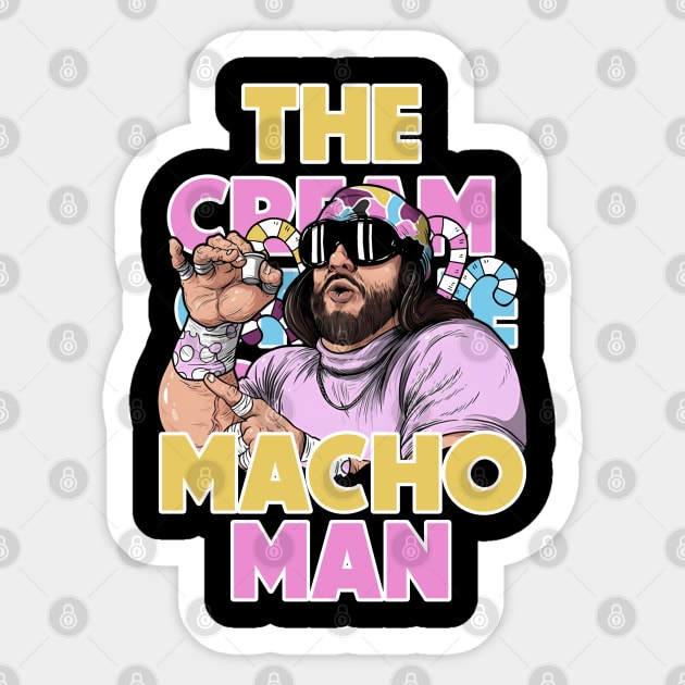 Smackdown - Macho Man Sticker by Ubold